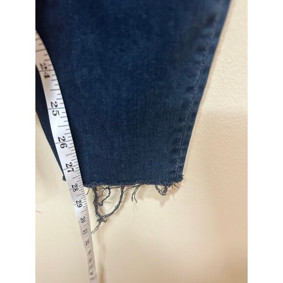 Mother The Looker Ankle Fray in Repeating Love Sz 29 Women's Jeans Nice - Picture 6 of 9